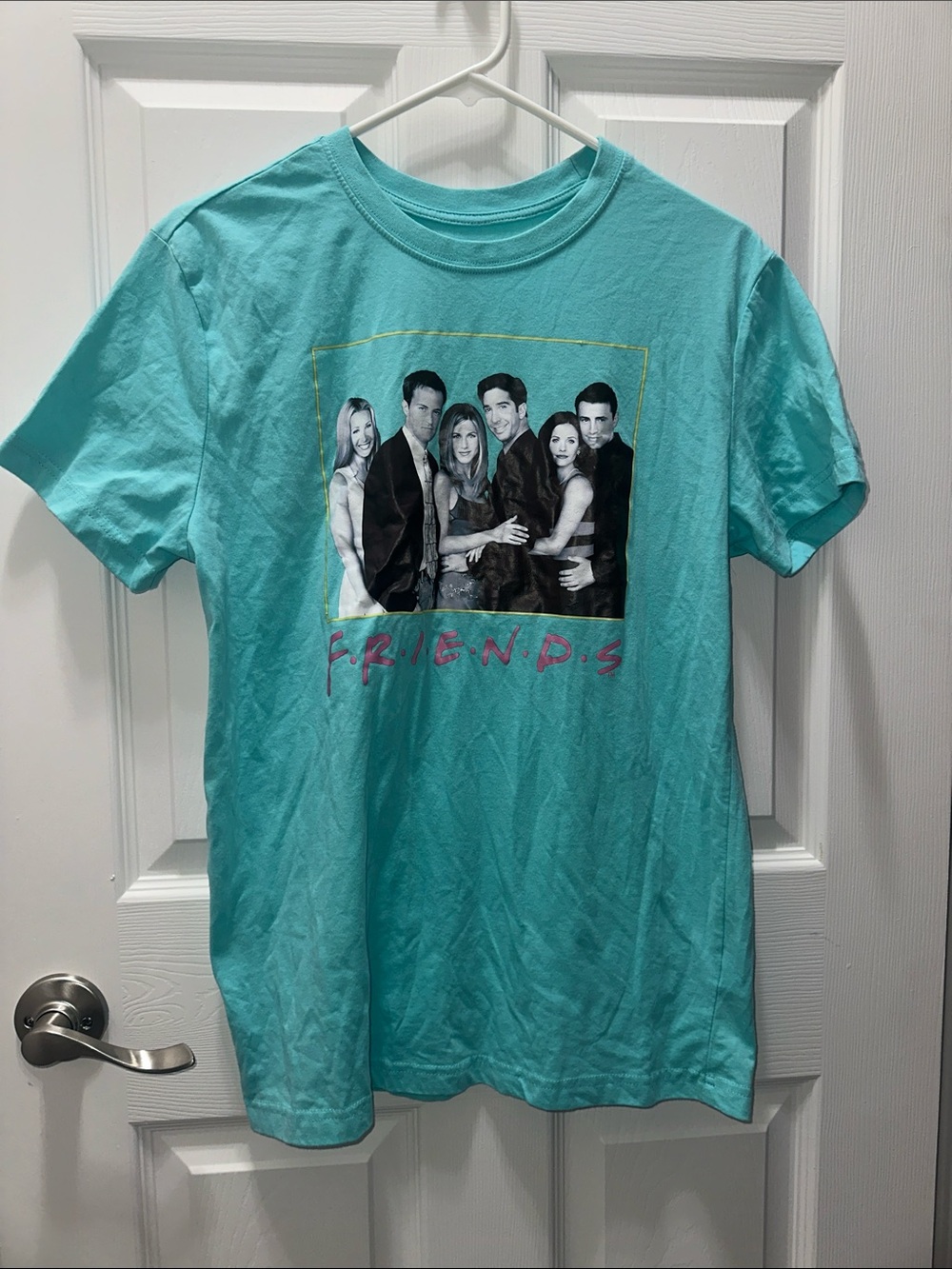 Teal Friends Graphic Short Sleeve Tee